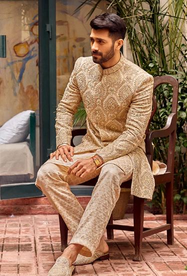 Embroidered Sherwani Dress